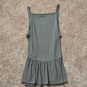 Maurices Green Ribbed Tank Top